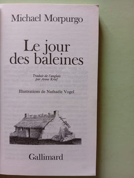 Le jour des baleines. Morpurgo