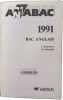 Annabac 1991. bac anglais Lv1 et Lv2/3. J. Maisonnave M. Malavieille