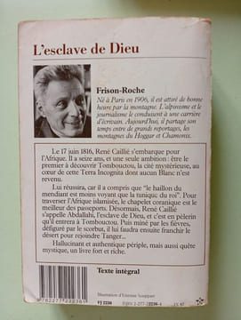 L'esclave de dieu. Roche Roger Frison