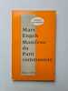 Manifeste du Parti communiste. Marx Engels