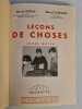 Leçons de Choses. Marcel Orieux