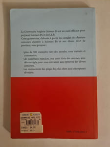 Grammaire anglaise à travers les textes posés aux épreuves Sciences Po