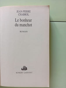 BONHEUR DU MANCHOT