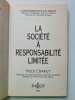 La société à responsabilité limitée. Chaput Yves