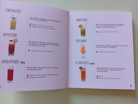 Cocktails et smoothies. Artémis
