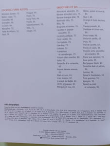 Cocktails et smoothies