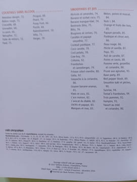 Cocktails et smoothies. Artémis