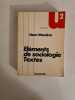 Eléments de sociologie Textes. Henri Mendras