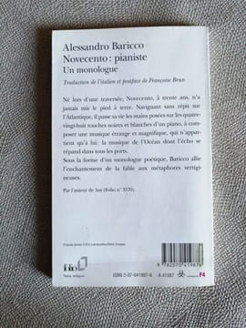 Novecento : Pianiste. Baricco Alessandro Brun Françoise