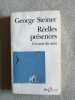 Réelles présences. George Steiner
