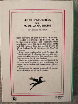 Les chevauchées de M. de LA GUERCHE. Amedée Achard