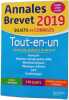 Annales Nouveau Brevet 3e Tout-en-un 2019. Collectif