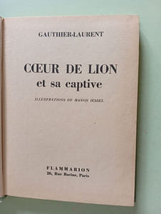 Cœur de lion et sa captive