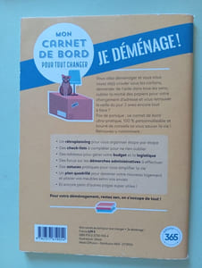Mon carnet de bord pour tout changer Je déménage