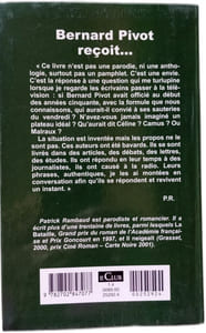 Bernard Pivot reçoit : Breton Camus Céline Cendrars Cocteau Malraux Mauriac Queneau Sartre et Vian