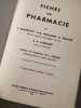 Fiches de pharmacie. F. Rousselet  F.M. Paolaggi  B. Tricher  A. LeGrand