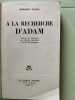 A la recherche d'Adam. Herbert Wendt