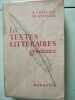 Les textes littéraires généraux. A. Chassang  Ch. Senninger