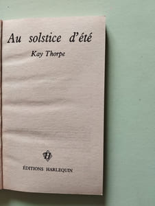 Au solstice d'été (Collection Harlequin)