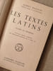 Les textes latins. Albert Bazin