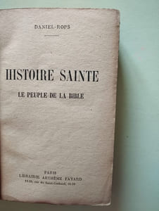 Histoire Sainte