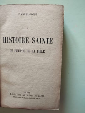 Histoire Sainte. Daniel-Rops