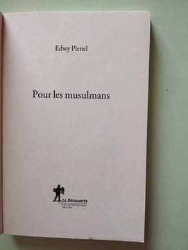 Pour les musulmans. Plenel Edwy