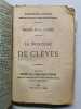 La Princesse de Cl&egrave;ves. Madame de La Fayette