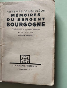 Mémoires du sergent Bourgogne