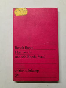 Herr puntila und sein knecht matti