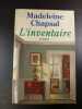 L'inventaire. Madeleine Chapsal