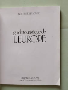 guide touristique de L'EUROPE