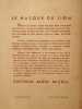 Le Masque du Lion (The Mask of a Lion). A.T.W. Simeons