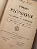 Cours de Sciences Physique et Chimie. 