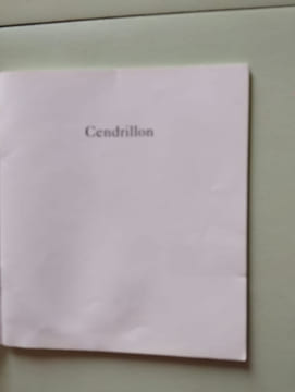 Cendrillon. Hoffmann Ginette Ballet Laurence Perrault Charles