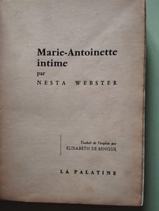 Marie-Antoinette intime