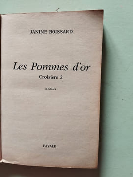 Les Pommes d'or (Croisière tome 2). Boissard Janine