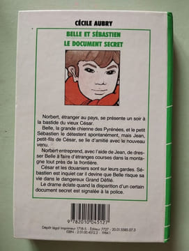 Belle et Sebastien : Le document secret. Aubry Cécile
