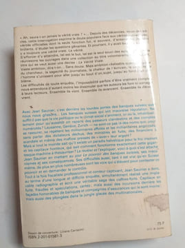 Le Pouvoir des Banques Suisses. Jean Saunier