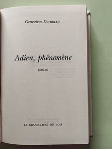 Adieu phénomène