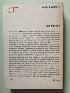 des francais. roger peyrefitte