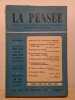 La pensée/ revue du rationalisme moderne n° 168. 