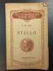 Stello. A. De Vigny