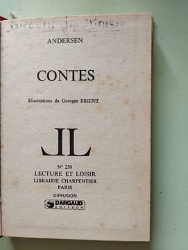 Contes. d´Andersen. ANDERSEN