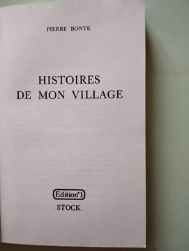 Histoires de mon village. Bonte Pierre