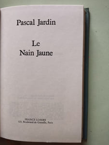 Le nain jaune