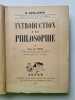 Introduction à la philosophie. René Le Senne