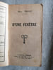 D'une fen&ecirc;tre. Marie Thi&eacute;ry