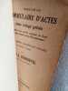 Nouveau Formulaire d'Actes Sous Seings Prives. Fernand X. CHARDEVEL