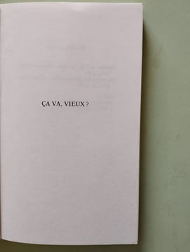 Ca va vieux. Gérard Klein